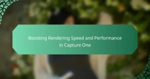 Boosting Rendering Speed and Performance in Capture One