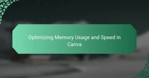 Optimizing Memory Usage and Speed in Canva