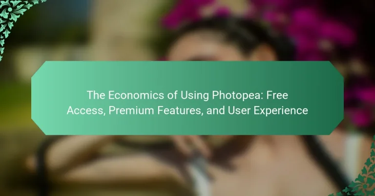 The Economics of Using Photopea: Free Access, Premium Features, and User Experience