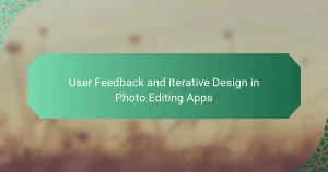 User Feedback and Iterative Design in Photo Editing Apps